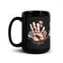 Pausa Taza negra brillante